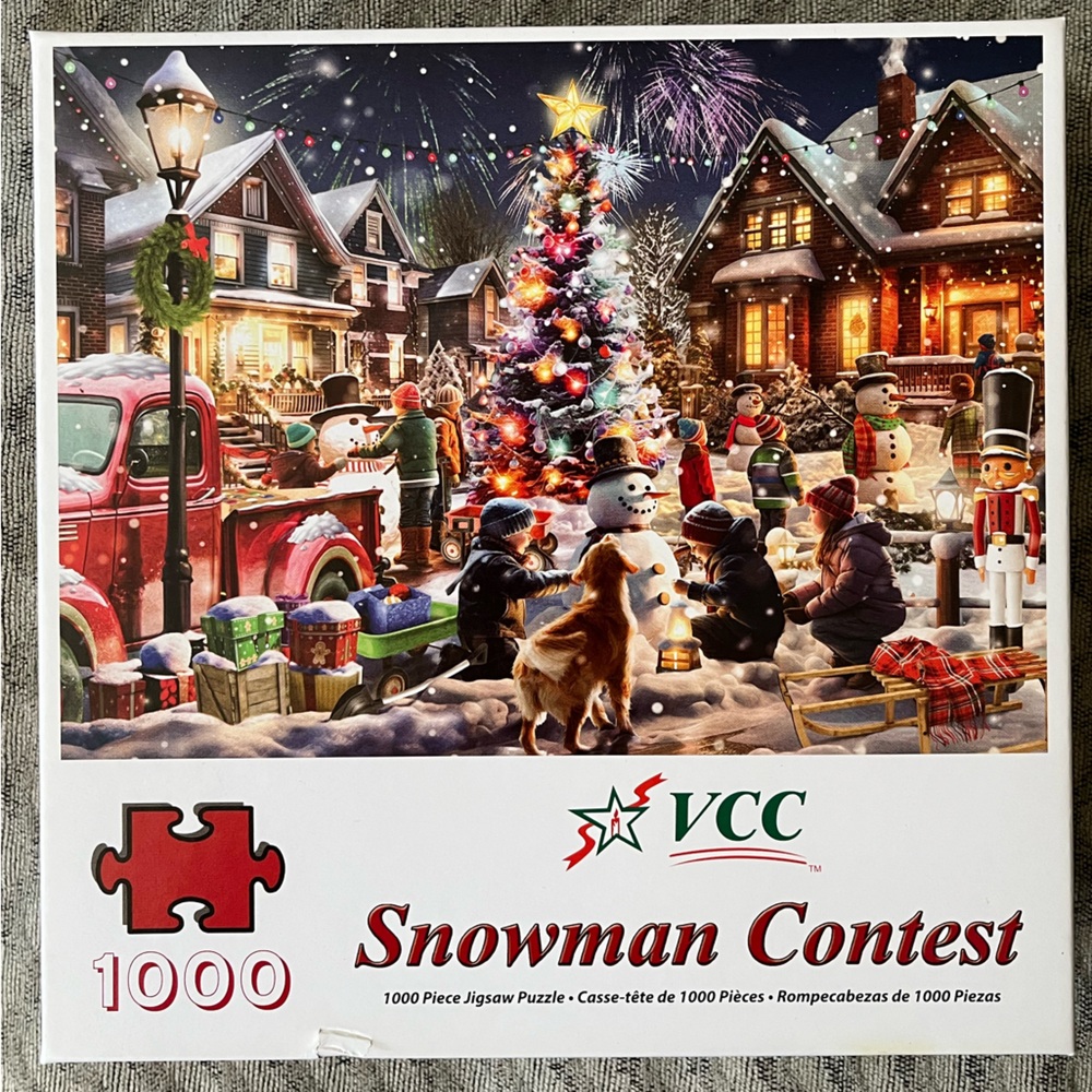VCC Snowman Contest 1000 Piece Christmas Puzzle
